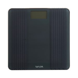 Taylor Precision Products 5273274 Digital Glass Scale with Textured Herringbone Design, 500-Lb. Capacity