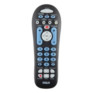 RCA RCR313BEV 3-Device Backlit Big-Button Universal Remote, Black