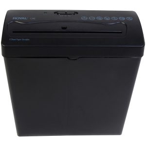 Royal 29183G-BK CX6 6-Sheet Crosscut Shredder with Basket