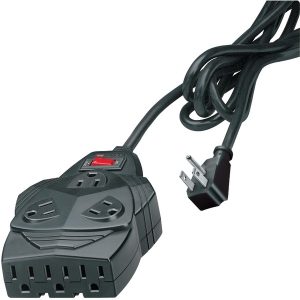 Fellowes 99090 Mighty 8-Outlet Surge Protector, 6ft