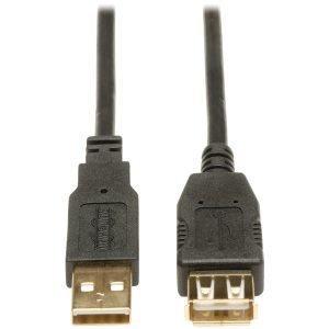 Tripp Lite by Eaton U024-010 USB 2.0 Extension Cable, USB-A Male/Female, Black (10 Ft.)