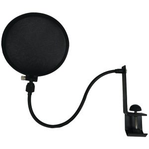 Nady SPF-1 16-In. Microphone Pop Filter for Vocal Microphones with Boom and Stand Clamp