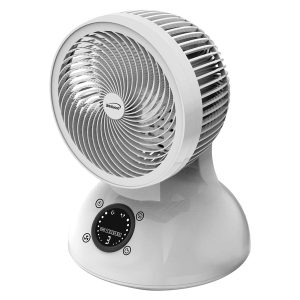 Brentwood Kool Zone F-650RW 6-In. 3-Speed Oscillating Air Circulator Desktop Fan with Remote and Timer, F-650RW