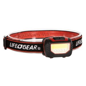 LifeGear 41-3912 500-Lumen Spot and Flood COB Headlamp