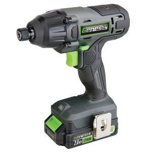 Genesis GLID20B 20-Volt Cordless Li-Ion 1/4-In. Collet Impact Driver, GLID20B