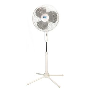 Seasons Comfort FPD16 16-In. Oscillating Fan with Pedestal Base, FPD16, White
