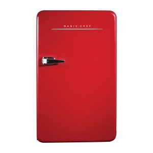Magic Chef MCR32CHR 3.2-Cu. Ft. ENERGY-STAR Certified Retro Mini Fridge with Manual Defrost (Red)
