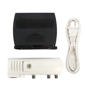 Televes 560483 2-Input TForce Mast Amplifier with BOSS-Tech and "F" Power Supply Unit