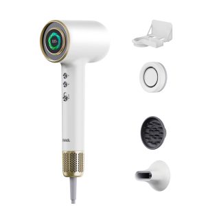 Mera MC0142106 Ultra Bi-Ionic High-Speed Aromatic Hair Dryer/Hand Dryer (Gold White)