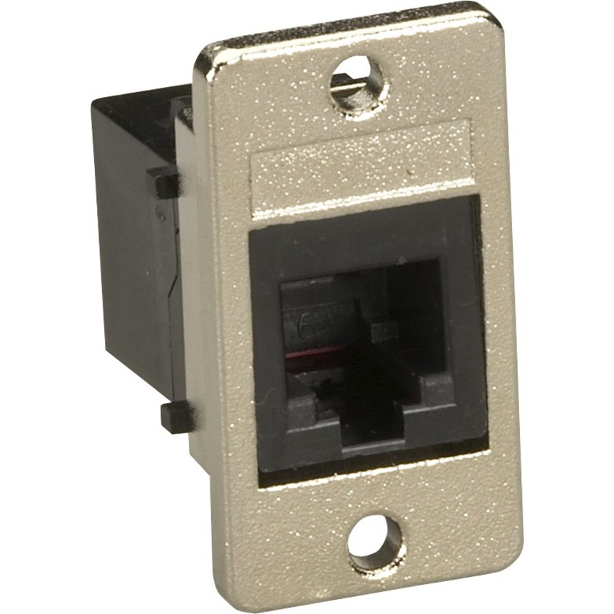 Black Box Black Panel-Mount Unshielded Coupler RJ11 4-Wire - Image 2