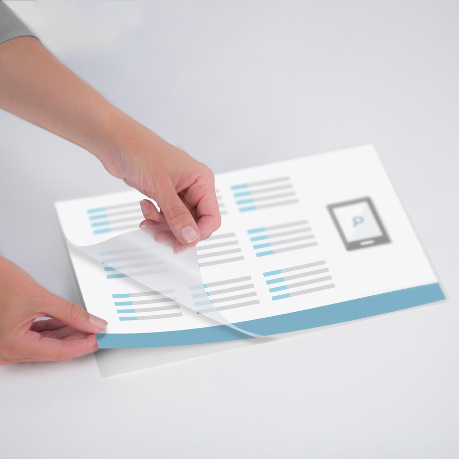 Fellowes Glossy SuperQuick Pouches - Letter, 5 mil, 100 pack - Image 2