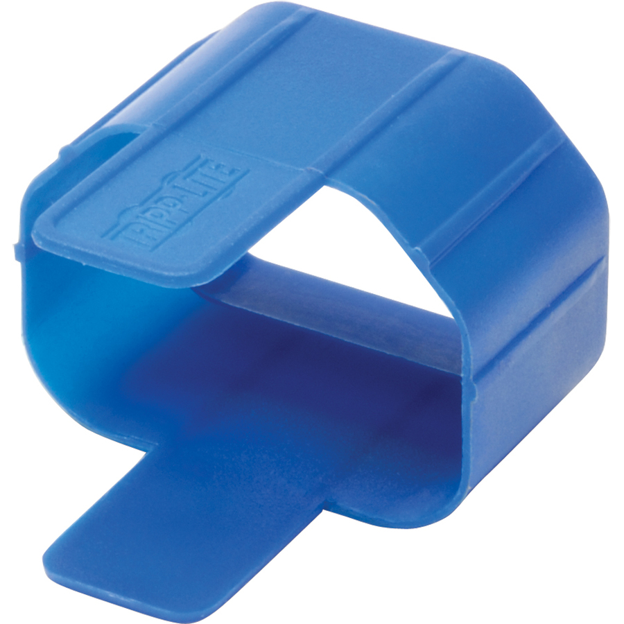 Eaton Tripp Lite Series Plug-Lock Inserts (C14 power cord to C13 outlet), Blue, 100 pack - Image 4