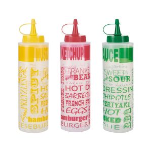 Farberware 5289411 14-Oz. BBQ Squeeze Bottle, 3 Pack