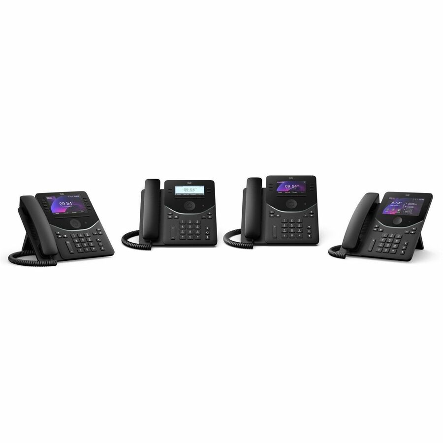 Cisco 9841 IP Phone - Corded - Desktop - Carbon Black - Image 2