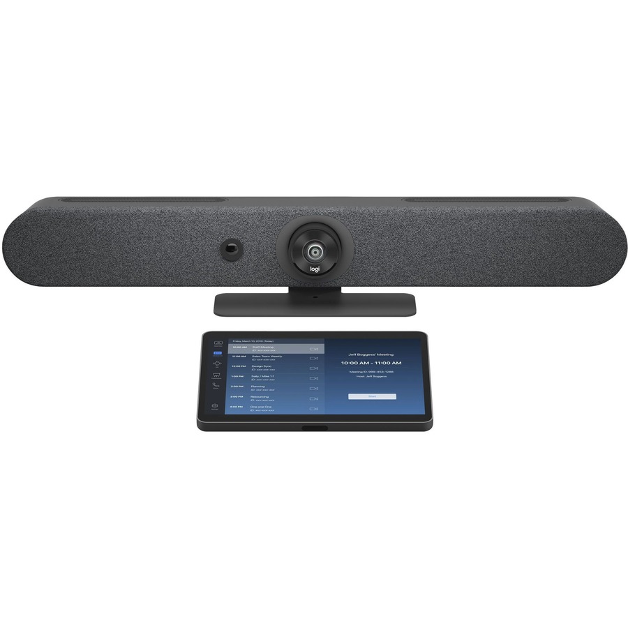 Logitech Rally Bar Mini (Graphite) + Tap with Cat5e - Video Conferencing Kit