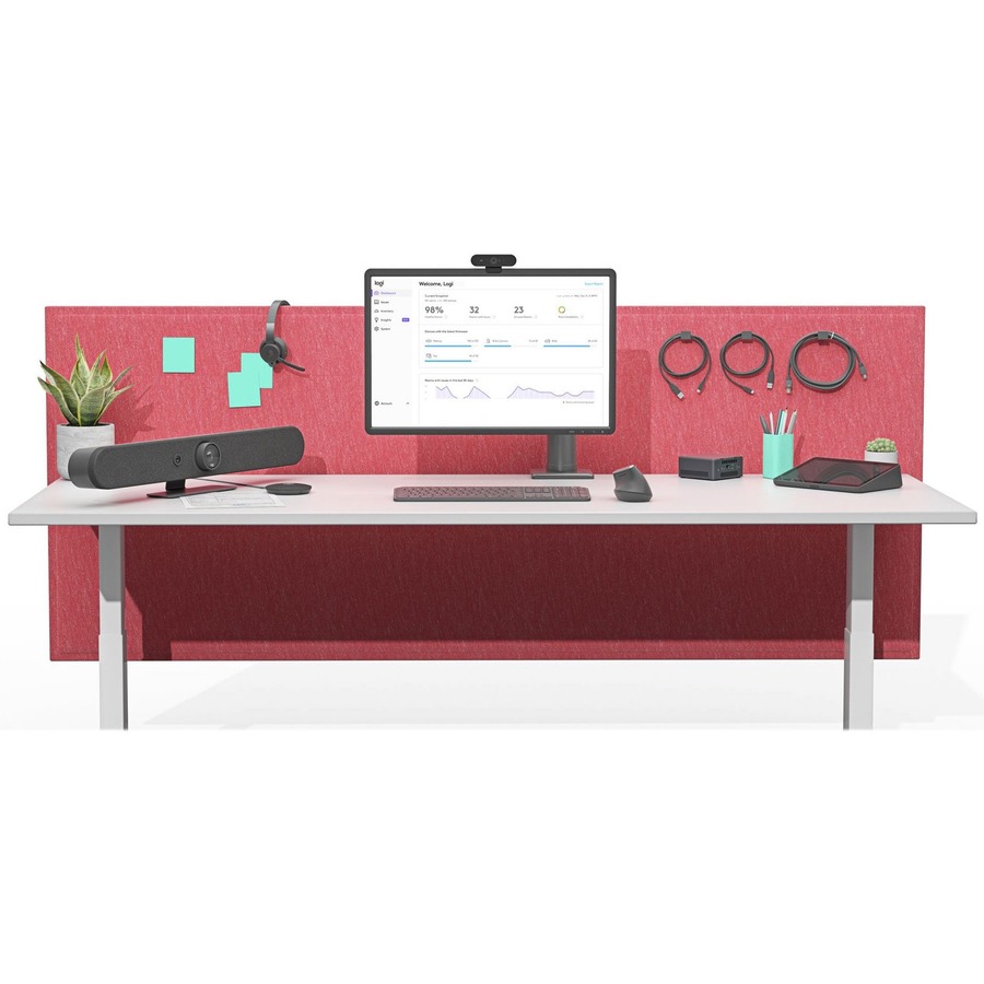 Logitech Rally Bar Mini (Graphite) + Tap with Cat5e - Video Conferencing Kit - Image 5