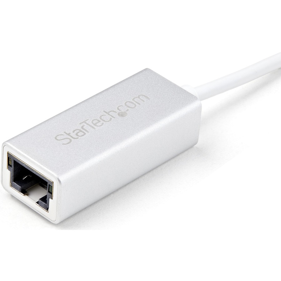 StarTech.com USB 3.0 to Gigabit Network Adapter - Silver - Sleek Aluminum Design Ideal for MacBook, Chromebook or Tablet - Image 2
