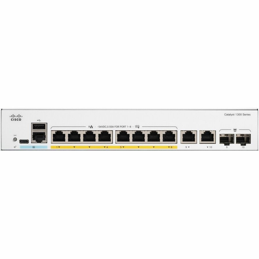 Cisco Catalyst C1300-8P-E-2G Ethernet Switch - Image 2