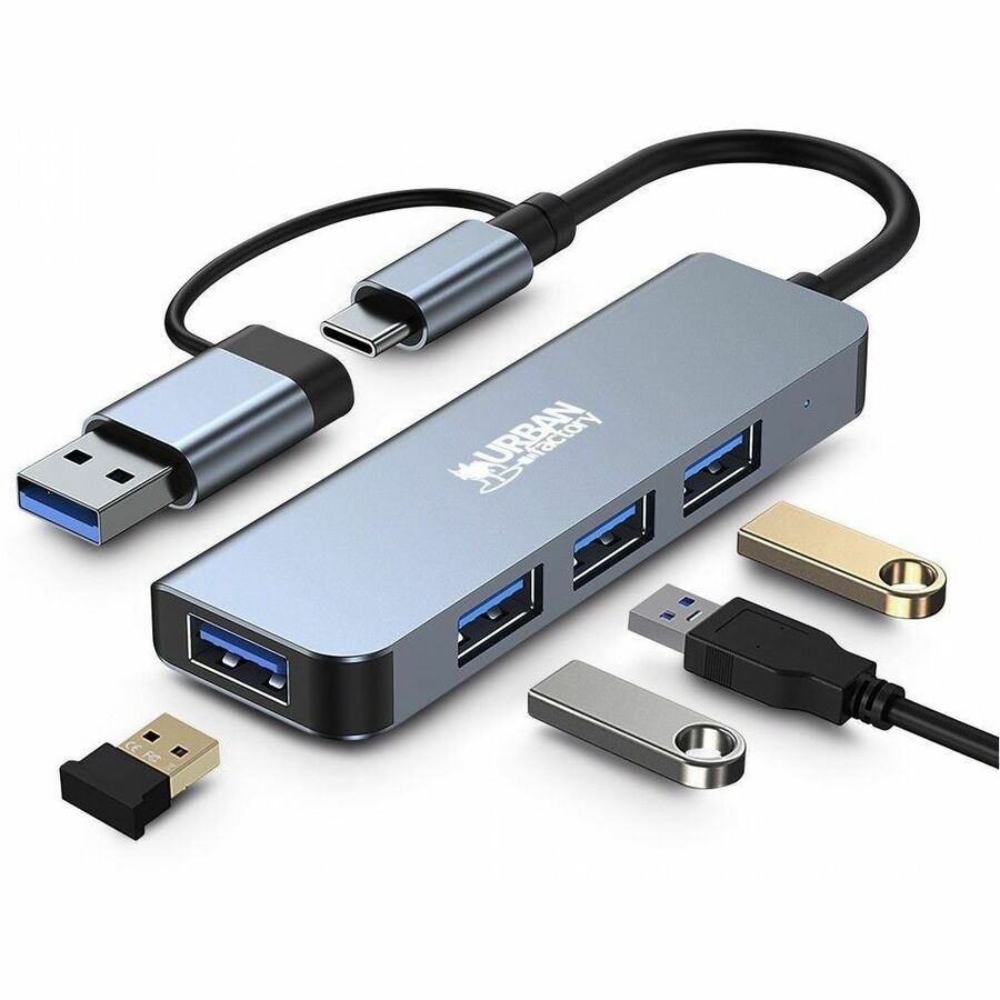 Urban Factory USB-A/C Hub 4 Ports USB 3.0 - Image 4