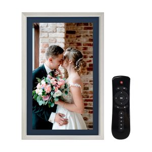 eco4life CPF2210 21.5-In. Wi-Fi 1080p Full-HD Digital Art Photo Frame with Dual Speakers and Remote, CPF2210