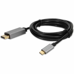 AddOn 6ft USB-C Male to DisplayPort Male Adapter Cable with Aluminum Housing
