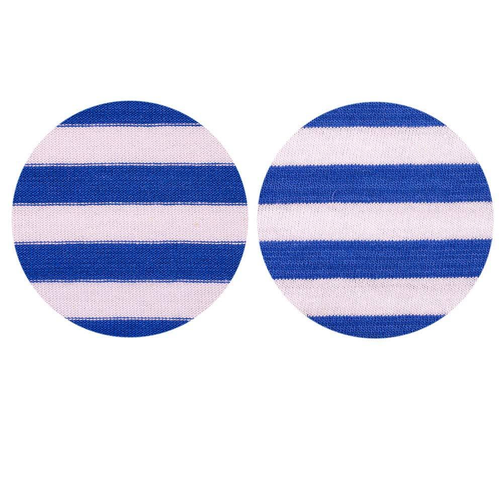 Genuine Russian Light Blue Striped Long Sleeved T Shirt Top - Image 6