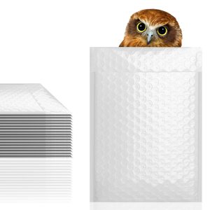 White Bubble Mailers for Small Business 4 x 7. Pack of 50 Poly Mailing Envelopes 4 x 7 Bubble Padded SelfSeal Padded Shipping Envelopes Padded Envelopes Shipping Packages Bubble Envelopes