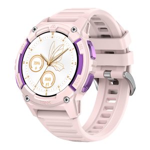 KOSPET P-S001-P TANK S2 GPS Smartwatch with 1.32-In. AMOLED Touch Screen, Bluetooth, 170+ Sports Modes, and Military Grade Protection (Violet Pink)